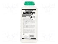 Oil; colourless; vaseline; liquid; plastic container; 1000ml AG TERMOPASTY