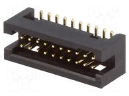 Connector: IDC; socket; male; PIN: 20; straight; SMT; 1.27mm CONNFLY