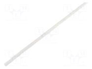 Insulating tube; fiberglass; -40÷180°C; Øint: 1.5mm; 4.3kV/mm ZDIII