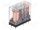 Relay: electromagnetic; DPDT; Ucoil: 230VAC; Icontacts max: 5A OMRON Electronic Components