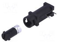 Fuse holder; horizontal; 5x20mm; -20÷85°C; 10A; polyester; UL94V-0 BULGIN