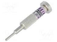 Tool: for removal; terminals; Sleeve ext.dia: 2.5mm; A: 12mm ENGINEER