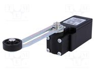 Limit switch; adjustable lever R 53-112mm, roll Ø20mm; NO + NC PIZZATO ELETTRICA