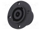 Socket; loudspeaker; male; round,with flange; PIN: 8; CLIFFCON S CLIFF