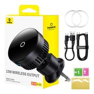 Magnetic Car Phone Holder Baseus MagPro 15W (black), Baseus