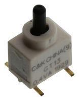 TOGGLE SWITCH, SPST, 0.4VA, 20V, SMD