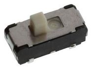 SLIDE SWITCH, SPDT, 0.3A, 6VDC, SMD