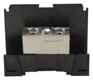 TERMINAL BLOCK, DIN RAIL/PANEL, 1 POSITION, 14AWG