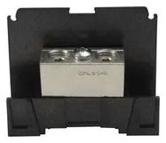 TERMINAL BLOCK, DIN RAIL/PANEL, 1 POSITION, 14AWG