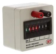 RESISTANCE DECADE BOX, 0 TO 9999999 OHM