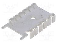 Heatsink: moulded; SOT32; L: 35.6mm; W: 22mm; H: 6.7mm; 21K/W; screw FISCHER ELEKTRONIK