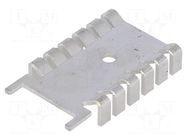 Heatsink: moulded; SOT32; L: 35.6mm; W: 22mm; H: 6.7mm; 21K/W; screw FISCHER ELEKTRONIK
