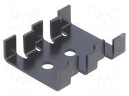 Heatsink: moulded; SOT32,TO220; black; L: 30mm; W: 25.4mm; H: 8mm FISCHER ELEKTRONIK