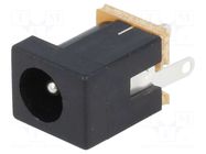 Connector: DC supply; socket; male; 5A; straight; soldering; bulk CLIFF
