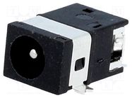 Socket; DC supply; male; 3.5/1.3mm; MINI; SMT; 1A; 12VDC; horizontal CLIFF