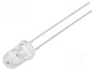 LED; green; 5mm; 2180÷3000mcd; 60°; Front: convex; 2.8÷3.8VDC OPTOSUPPLY