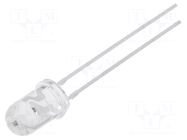 LED; green; 5mm; 2180÷3000mcd; 60°; Front: convex; 2.8÷3.8VDC OPTOSUPPLY