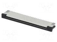 Connector: FFC/FPC; SMT; 50V; 0.5A; PIN: 24; 1mm; horizontal; 30mΩ JOINT TECH