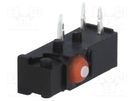 Microswitch SNAP ACTION; 1A/250VAC; without lever; SPDT; ON-(ON) SAIA-BURGESS