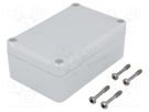 Enclosure: multipurpose; X: 64mm; Y: 98mm; Z: 38mm; EUROMAS II; ABS BOPLA