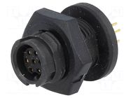 Connector: circular; socket; female; 3A; 125V; PIN: 7; EN2; THT; IP68 SWITCHCRAFT