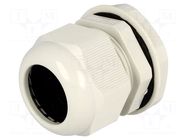 Cable gland; PG29; IP68; polyamide; grey; UL94V-2; 20.5mm KSS WIRING
