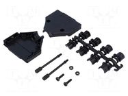 Enclosure for connectors: D-Sub; D-Sub 25pin,D-Sub HD 44pin ENCITECH