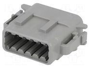 Connector: wire-wire; plug; female; DTM; PIN: 12; IP68; for cable DEUTSCH