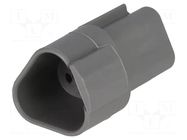 Connector: wire-wire; terminals, size 16; plug; male; DT; PIN: 3 DEUTSCH