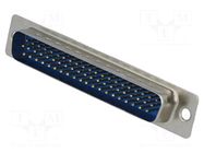Connector: D-Sub HD; PIN: 62; plug; male; for cable; straight; 5A CONNFLY