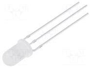 LED; red/green; 5mm; 30°; Front: convex; 1.8÷2.4/2.9÷3.6VDC; round OPTOSUPPLY