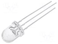 LED; red/yellow; 8mm; 30°; Front: convex; 1.8÷2.6/1.8÷2.6VDC; round OPTOSUPPLY