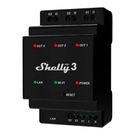 DIN Rail Smart Switch Shelly Pro 3 with dry contacts, 3 channels, Shelly