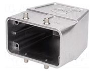 Enclosure for connectors: HDC; size 10B; for cable; IP65; high HARTING