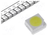LED; white cold; SMD; 3528,PLCC2; 6÷7lm; 6500K; 120°; 20mA; 108mW OPTOSUPPLY