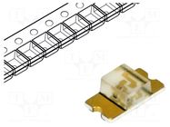 LED; green; SMD; 1206; 18÷35mcd; 2÷2.4VDC; 3.2x1.6x1.1mm; 130°; 20mA LITEON