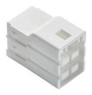 CONNECTOR HOUSING, RCPT, 4POS, 4.5MM