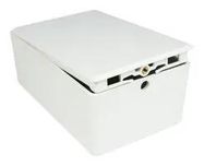 ENCLOSURE, ELECTRONIC, ABS, WHITE