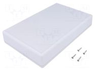 Enclosure: multipurpose; X: 140mm; Y: 220mm; Z: 40mm; 1599; ABS; grey HAMMOND
