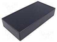 Enclosure: multipurpose; X: 110mm; Y: 220mm; Z: 44mm; 1599; ABS; black HAMMOND