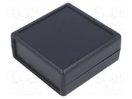 Enclosure: with panel; 1593; X: 66mm; Y: 140mm; Z: 28mm; ABS; black HAMMOND