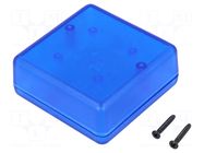Enclosure: multipurpose; X: 66mm; Y: 66mm; Z: 28mm; 1593; ABS HAMMOND