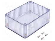 Enclosure: multipurpose; X: 82mm; Y: 110mm; Z: 40mm; 1591; IP54 HAMMOND
