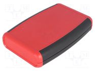 Enclosure: multipurpose; X: 79mm; Y: 117mm; Z: 24mm; 1553; ABS; red HAMMOND