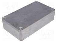 Enclosure: multipurpose; X: 65mm; Y: 115mm; Z: 30mm; 1550Z; aluminium HAMMOND