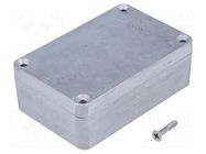 Enclosure: multipurpose; X: 64mm; Y: 98mm; Z: 34mm; 1550Z; aluminium HAMMOND