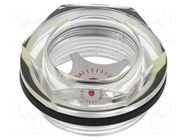Level indicator; Inspect.hole dia: 26mm; M35; 8÷10Nm; Pitch: 1.5 ELESA+GANTER