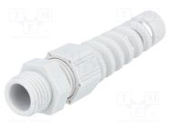 Cable gland; with strain relief; PG7; 1.5; IP68; polyamide; grey HELUKABEL