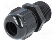 Cable gland; NPT1/2"; IP68; polyamide; black; HELUTOP HT-NPT HELUKABEL