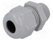 Cable gland; M16; 1.5; IP68; polyamide; grey; HELUTOP HT-M HELUKABEL